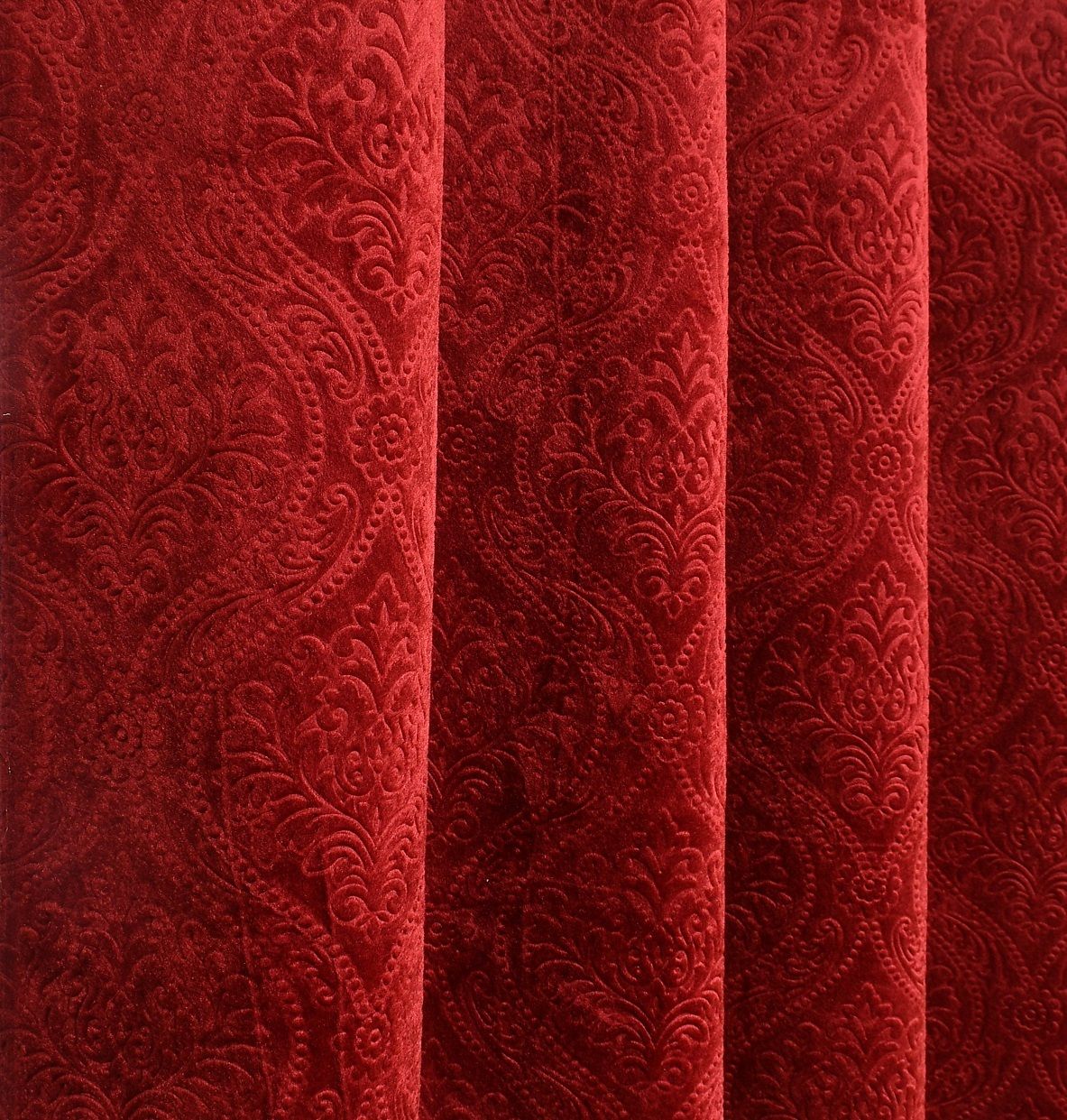 FABRIC-CADBURY-DAMAS-MAROON-5-MTR-01 Curtain Fabric