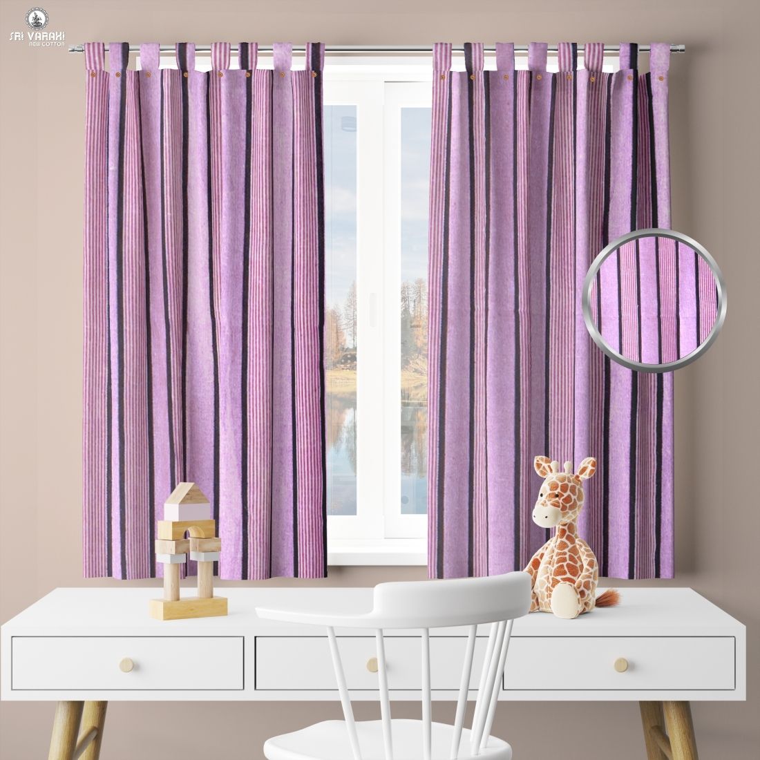 sri varahi new cotton CGS_34 Curtain Fabric-picture-45