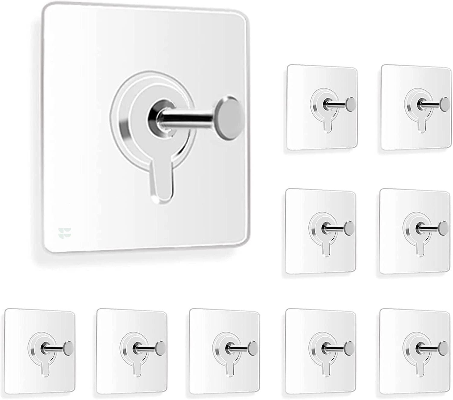 Wall Hooks for Photo Frames - Adhesive Wall Hooks Heavy Duty Curtain Hook-image-46