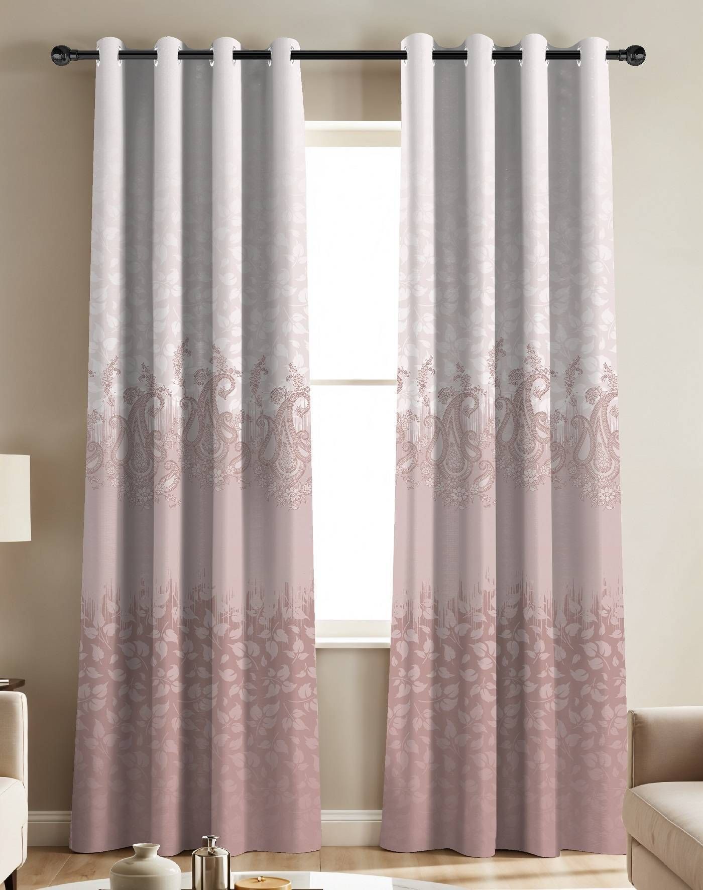casableu 274.32 cm (9 ft) Long Door Polyester Room Darkening Curtain (Pack Of 2)-picture-48