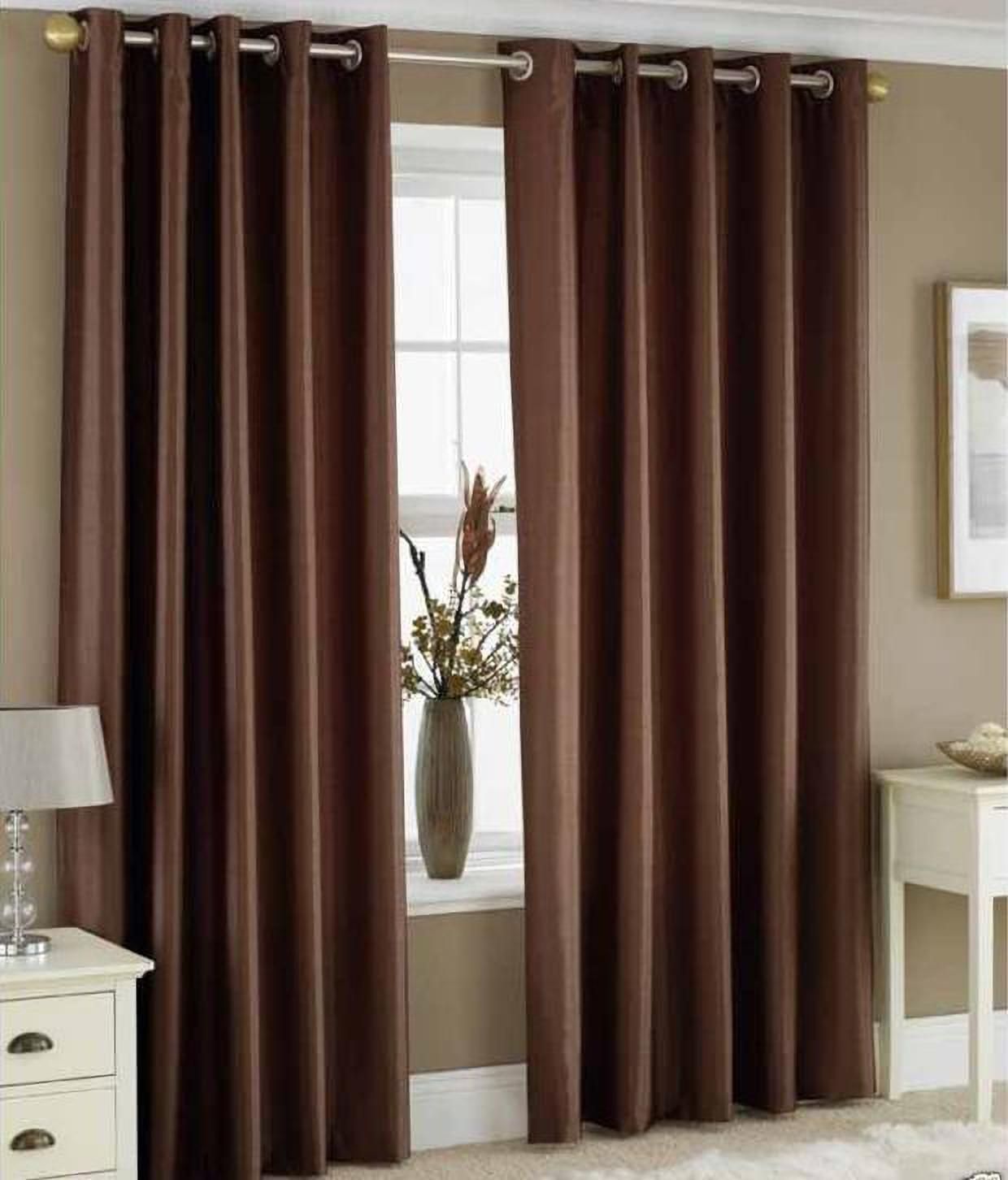 213 cm (7 ft) Polyester Door Curtain (Pack Of 2)