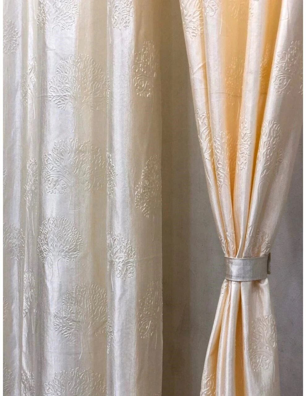 214 cm (7 ft) Door Polyester Room Darkening Curtain (Pack Of 4)-image-21