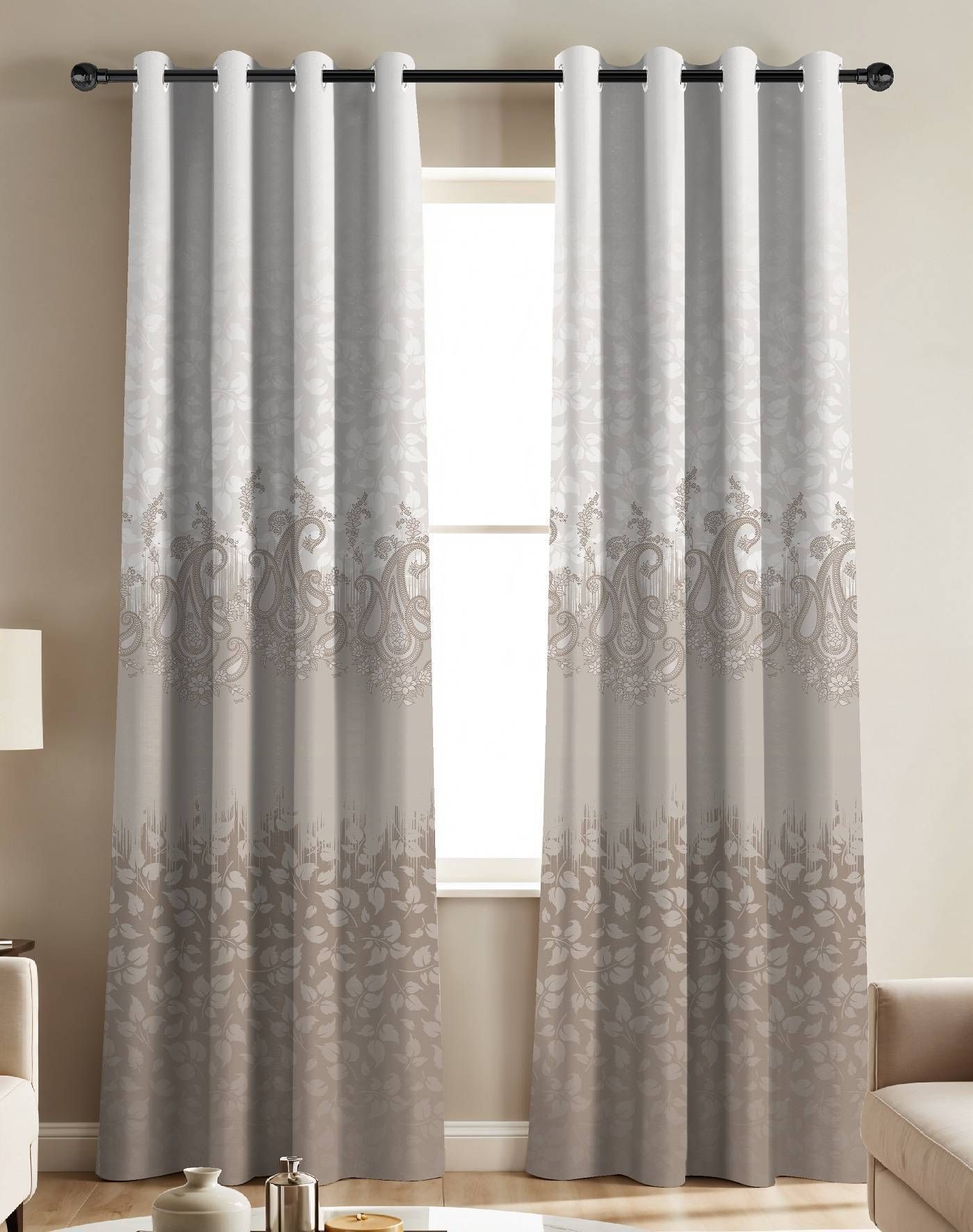 casableu 213.36 cm (7 ft) Door Polyester Room Darkening Curtain (Pack Of 2)-picture-47