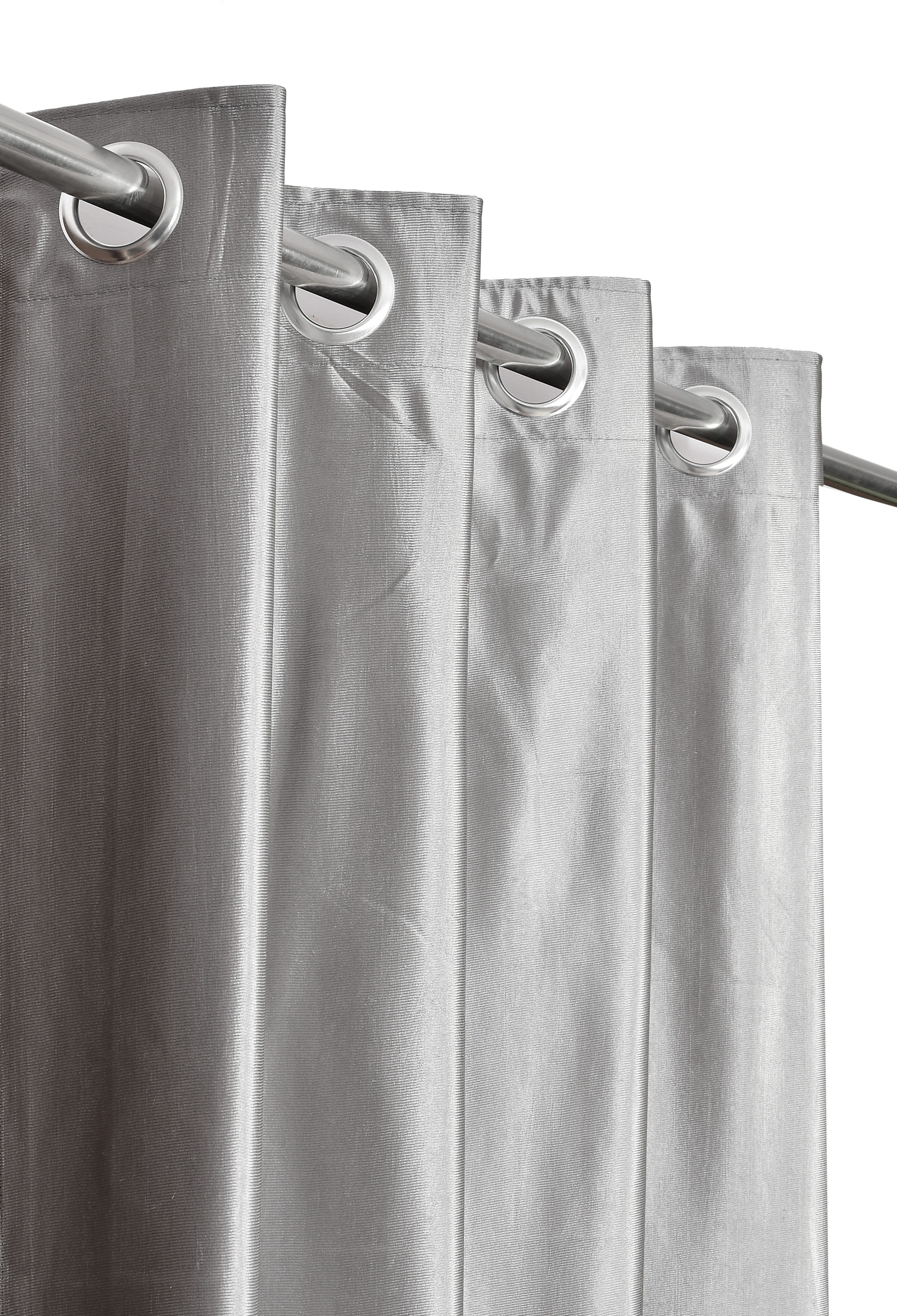 152 cm (5 ft) Window Polyester Semi Transparent Curtain Single Curtain-image-12