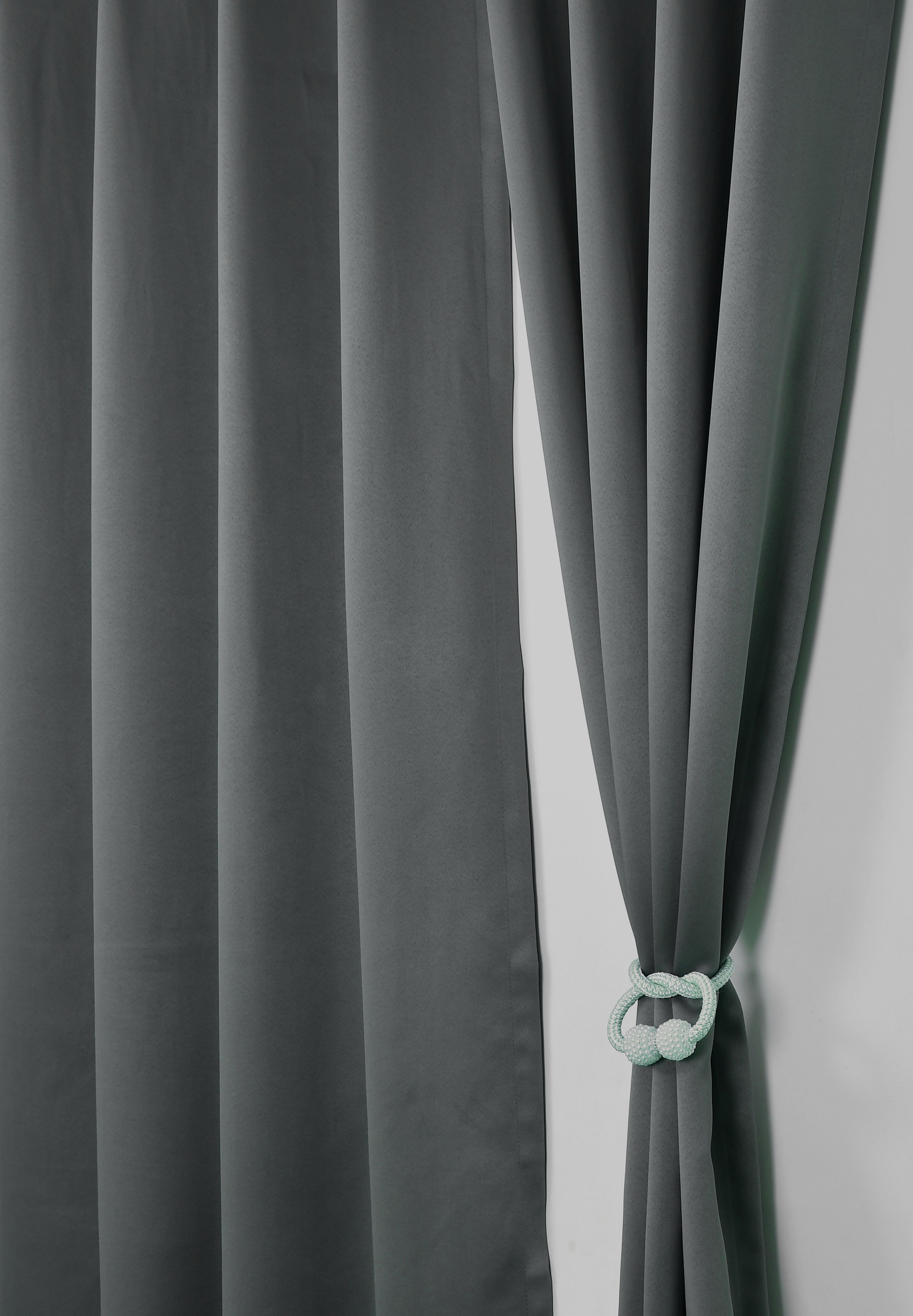 homefab india 243 cm (8 ft) Long Door Polyester Blackout Curtain (Pack Of 2)-picture-12