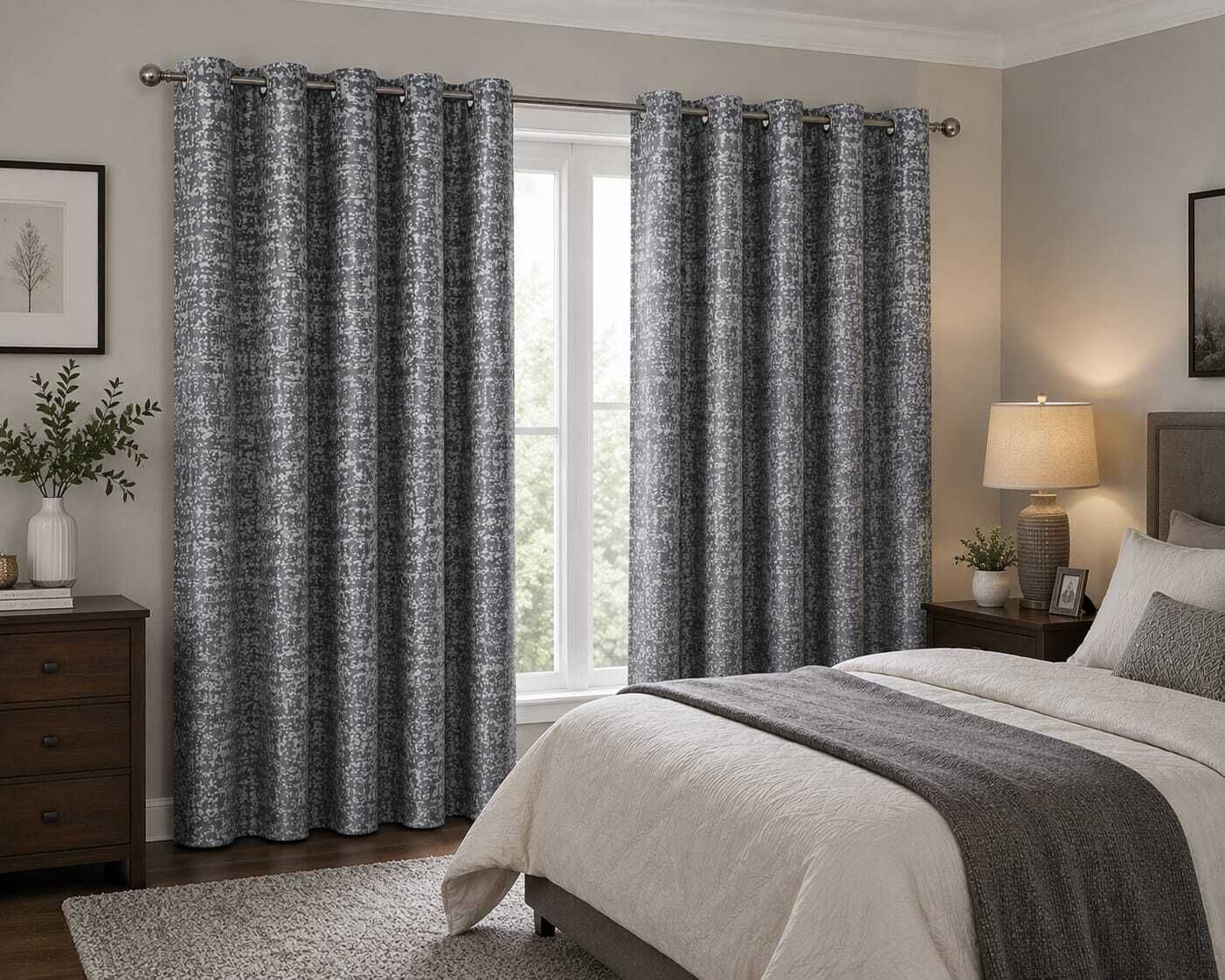 214 cm (7 ft) Door Polyester Blackout Curtain (Pack Of 2)-image-32