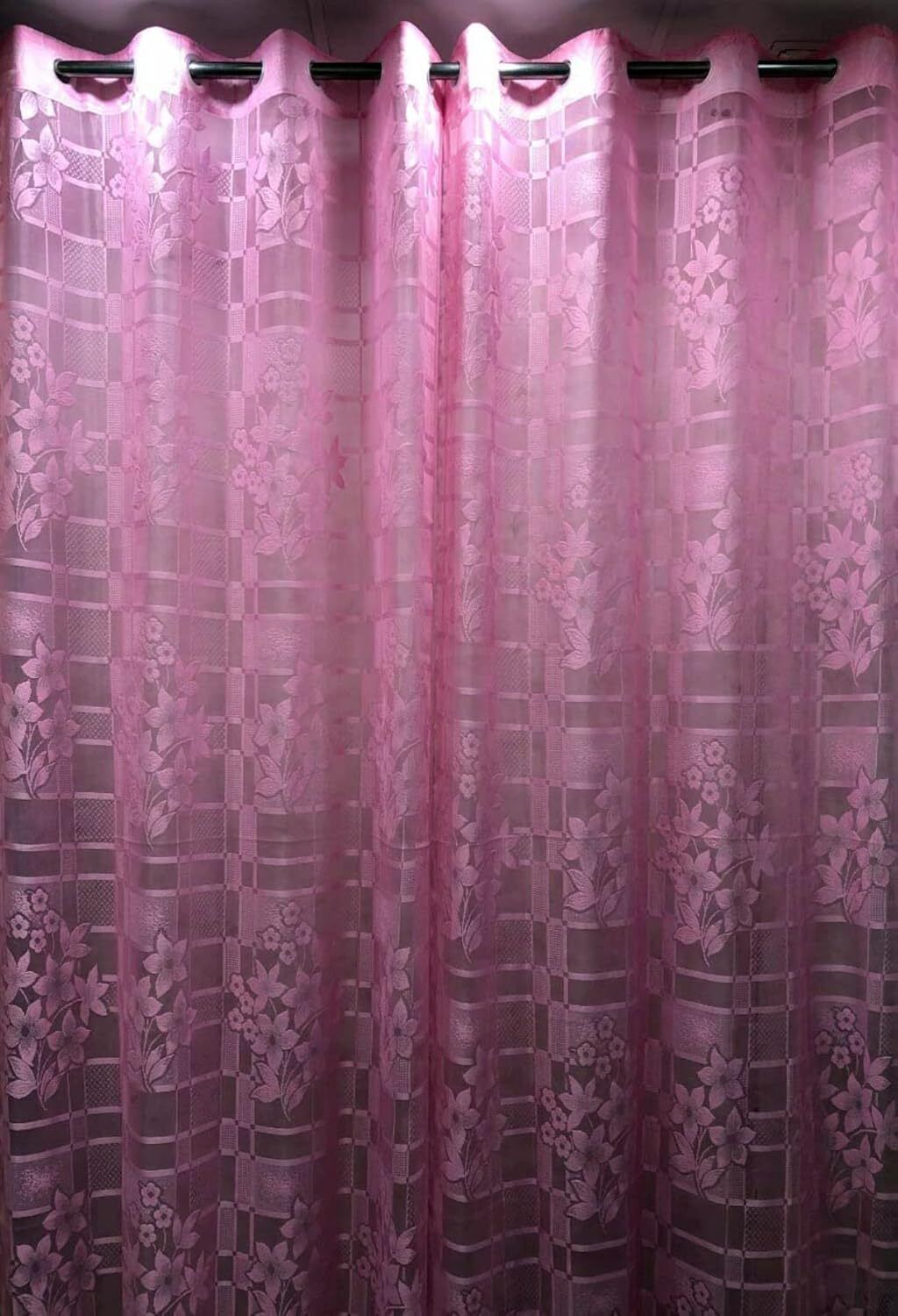 152.4 cm (5 ft) Door Net Semi Transparent Curtain (Pack Of 2)-image-17