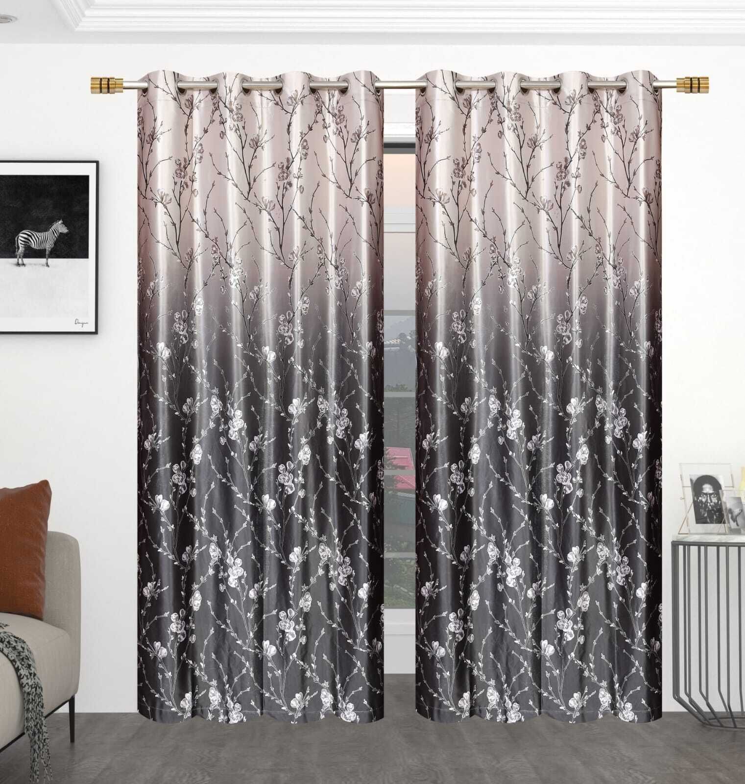 vinayak textiles 213.36 cm (7 ft) Door Polyester Room Darkening Curtain (Pack Of 2)-picture-33