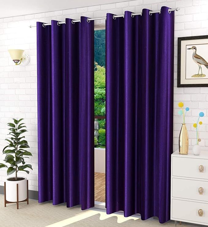 152 cm (5 ft) Window Polyester Room Darkening Curtain (Pack Of 2)-image-45