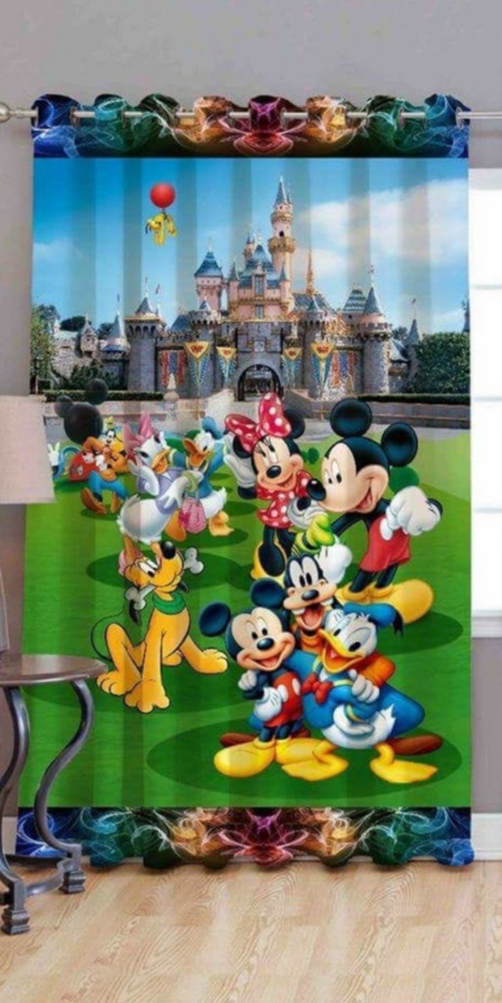153 cm (5 ft) Window Polyester Room Darkening Curtain Single Curtain-image-20