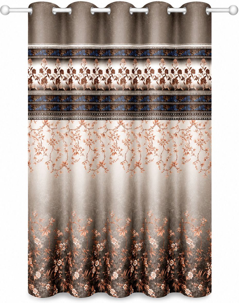 manvicreations 152 cm (5 ft) Door Polyester Room Darkening Curtain Single Curtain-picture-48
