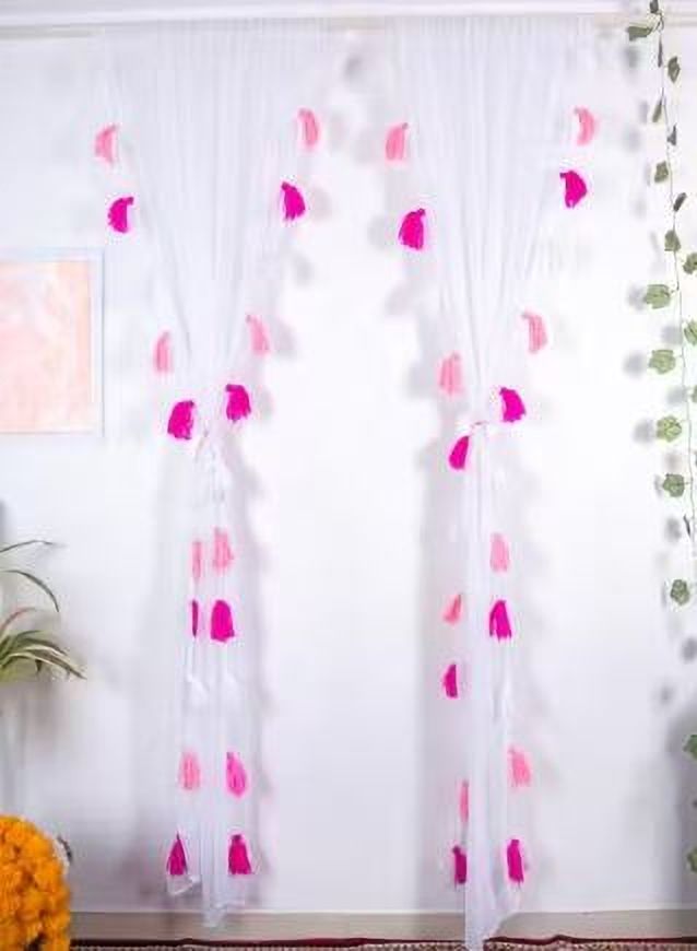 nysarg 213 cm (7 ft) Window Polyester Transparent Curtain (Pack Of 2)-picture-20