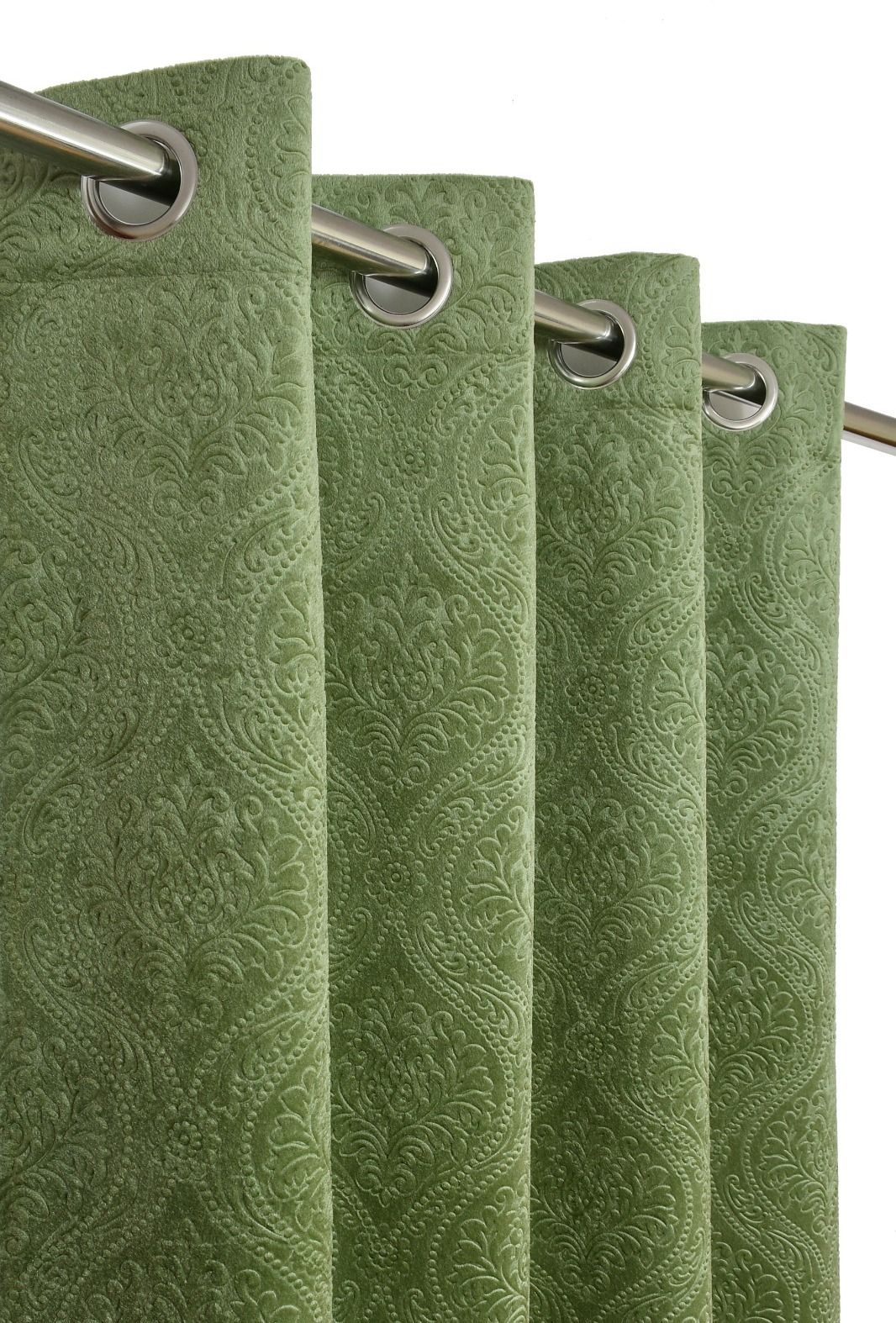 152 cm (5 ft) Window Velvet Room Darkening Curtain Single Curtain-image-27