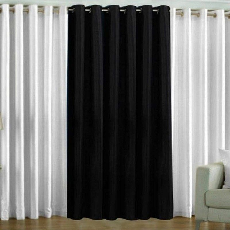 152 cm (5 ft) Window Polyester Blackout Curtain (Pack Of 3)-image-28
