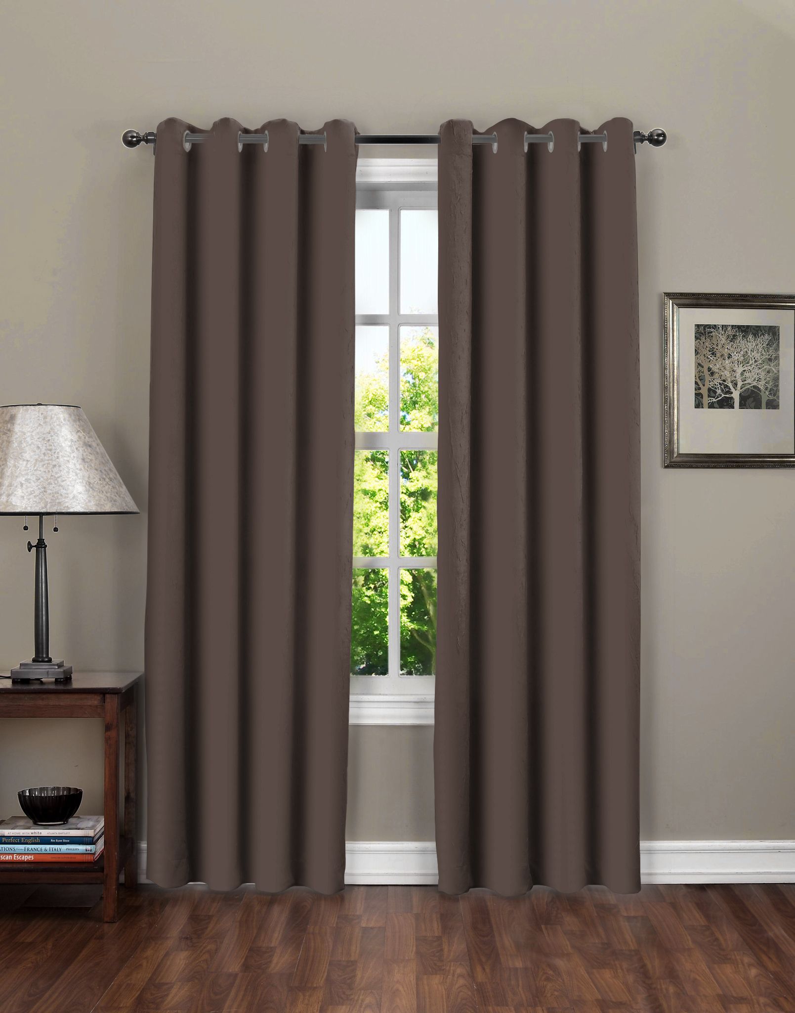 flipkart smartbuy 213 cm (7 ft) Polyester Blackout Door Curtain (Pack Of 2)-picture-16