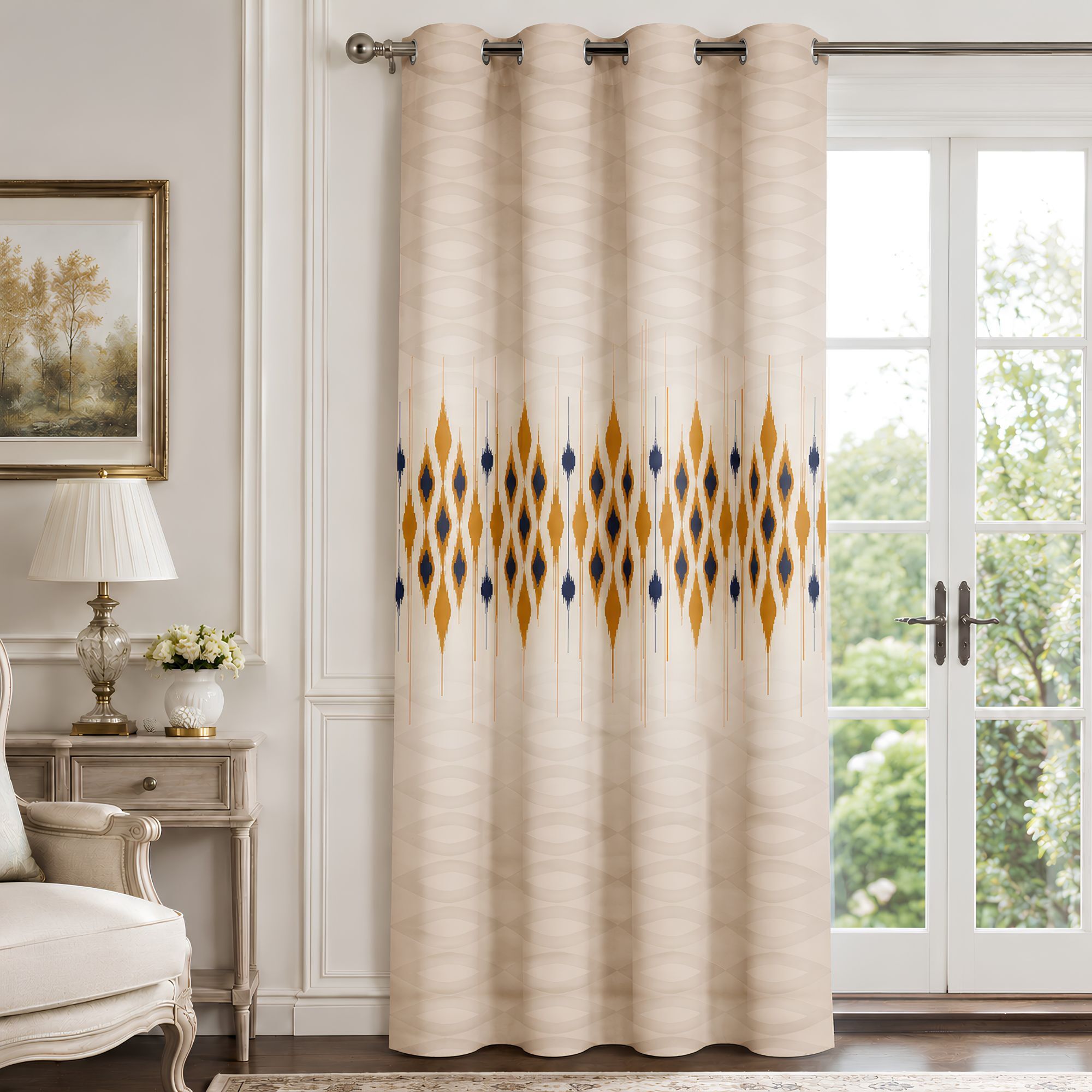 dreamora fashion 213 cm (7 ft) Door Polyester Room Darkening Curtain (Pack Of 2)-picture-12