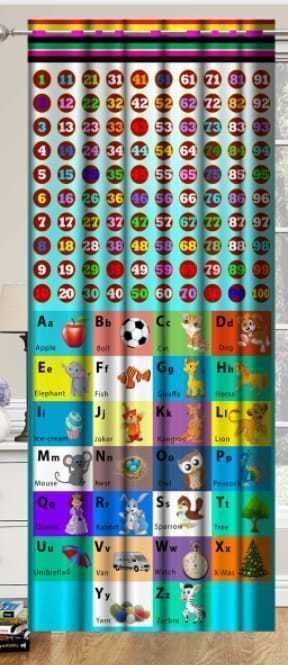 274 cm (9 ft) Long Door Polyester Semi Transparent Curtain Single Curtain-image-11