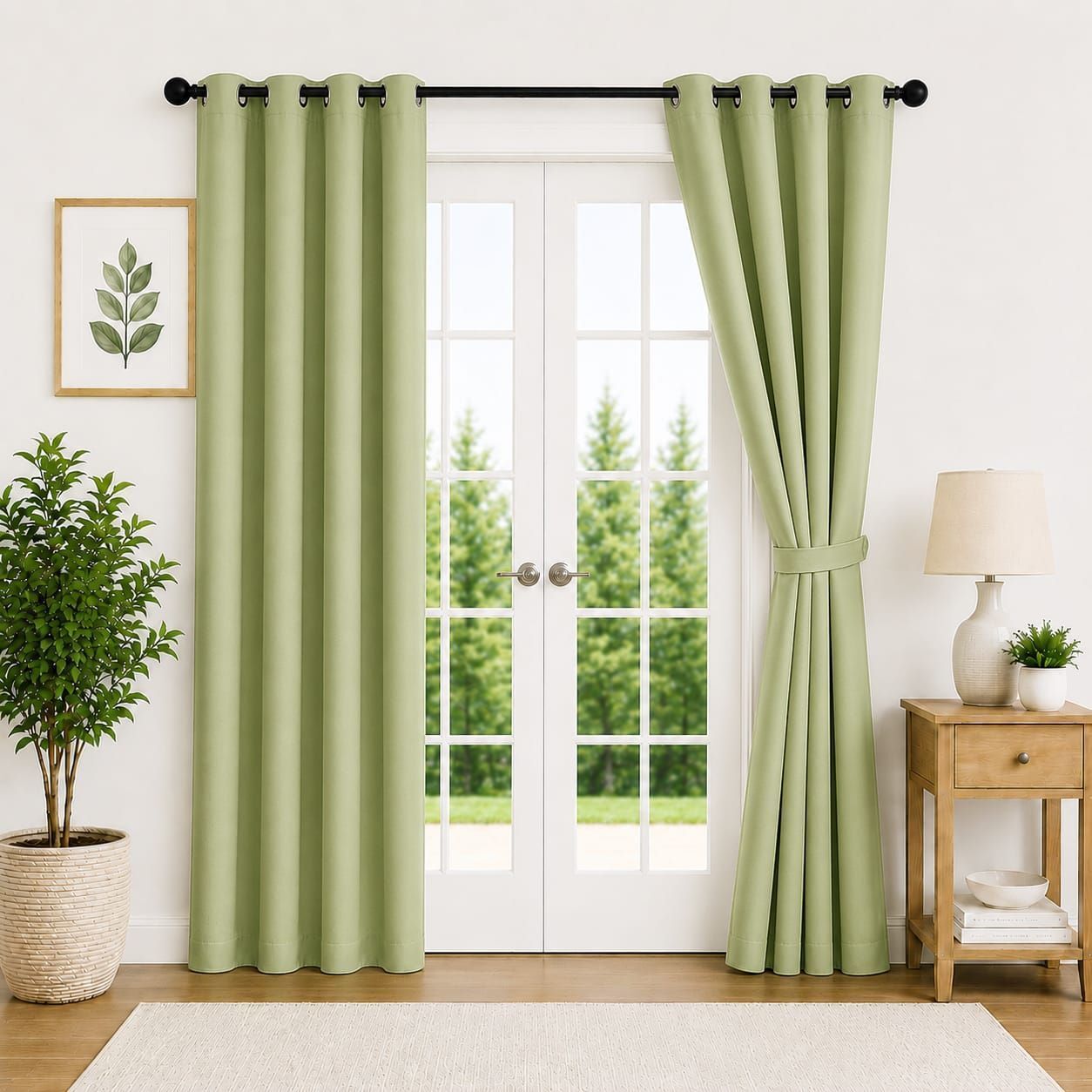 cutwork furnishings 213 cm (7 ft) Door Polyester Blackout Curtain (Pack Of 2)-picture-16