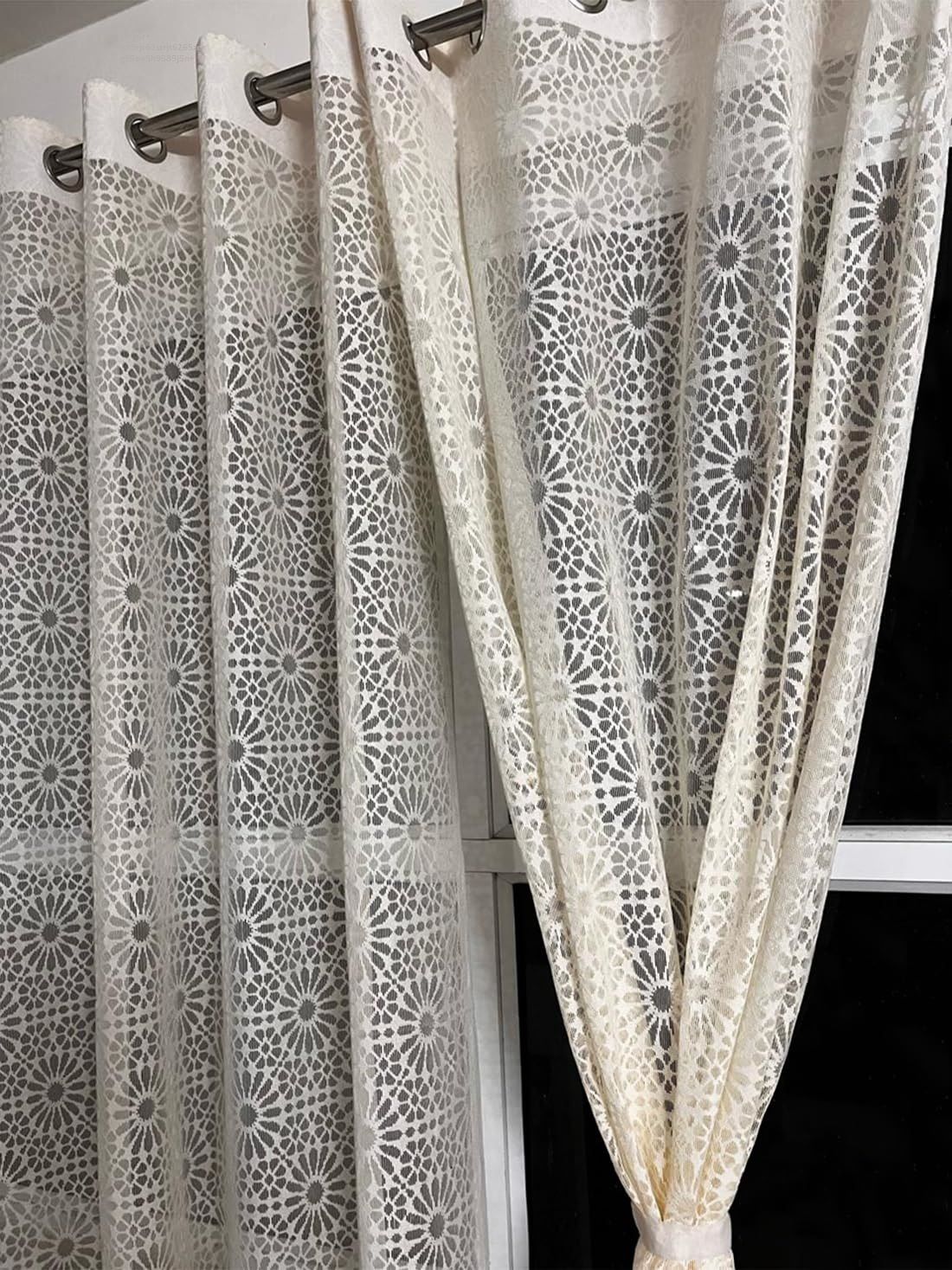 uptodecor 152 cm (5 ft) Window Polyester Room Darkening Curtain (Pack Of 2)-picture-33