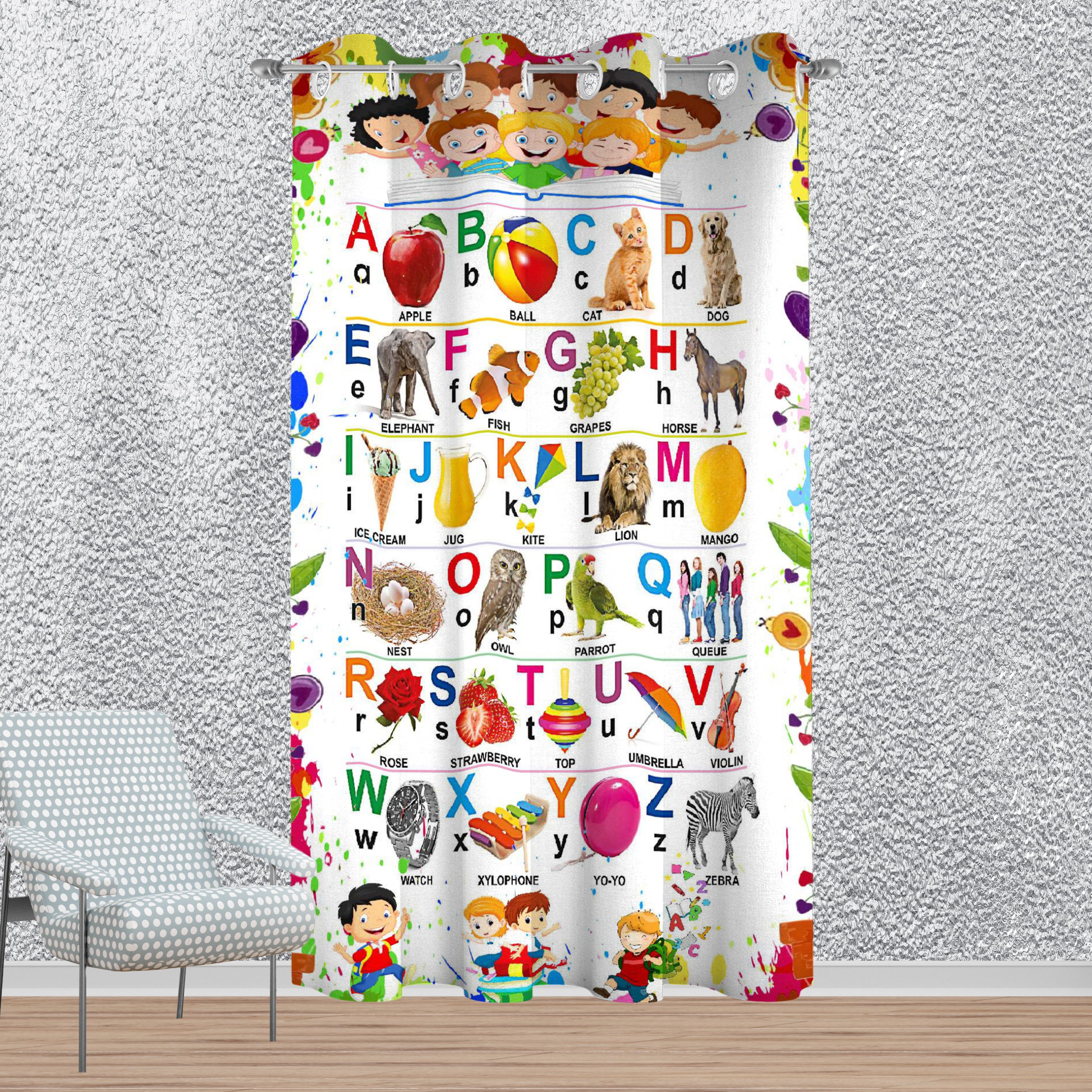 loomlyfe 152 cm (5 ft) Polyester Room Darkening Window Curtain Single Curtain-picture-27