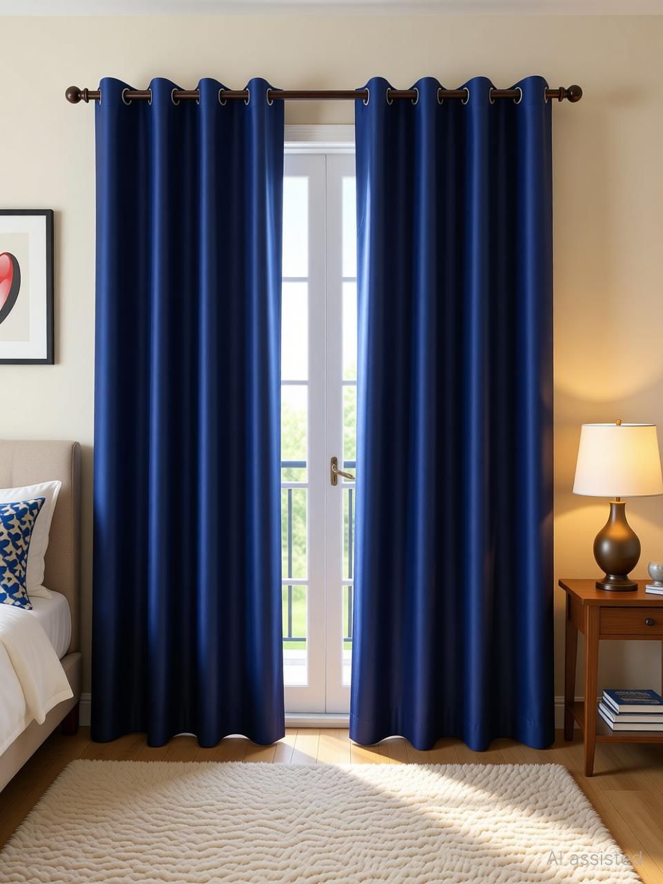 152 cm (5 ft) Window Polyester Room Darkening Curtain (Pack Of 2)-image-43