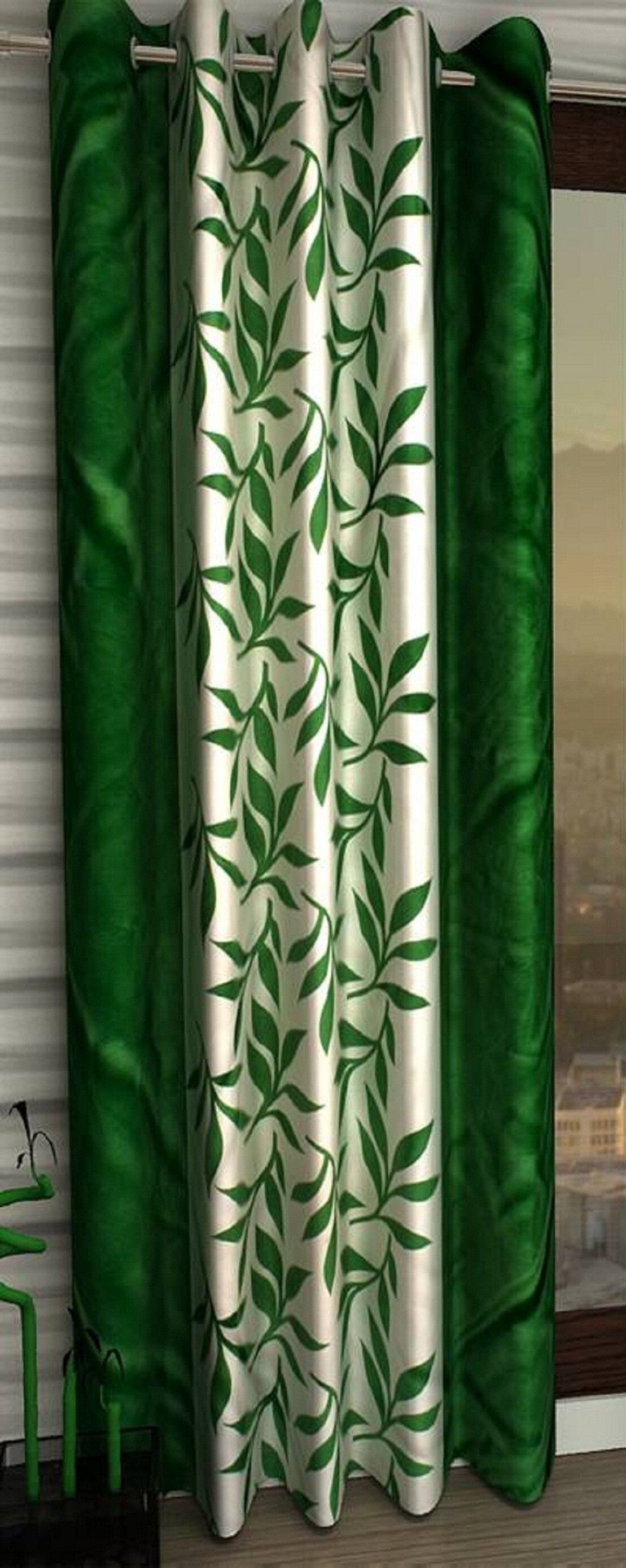 210 cm (7 ft) Polyester Semi Transparent Door Curtain Single Curtain-image-22