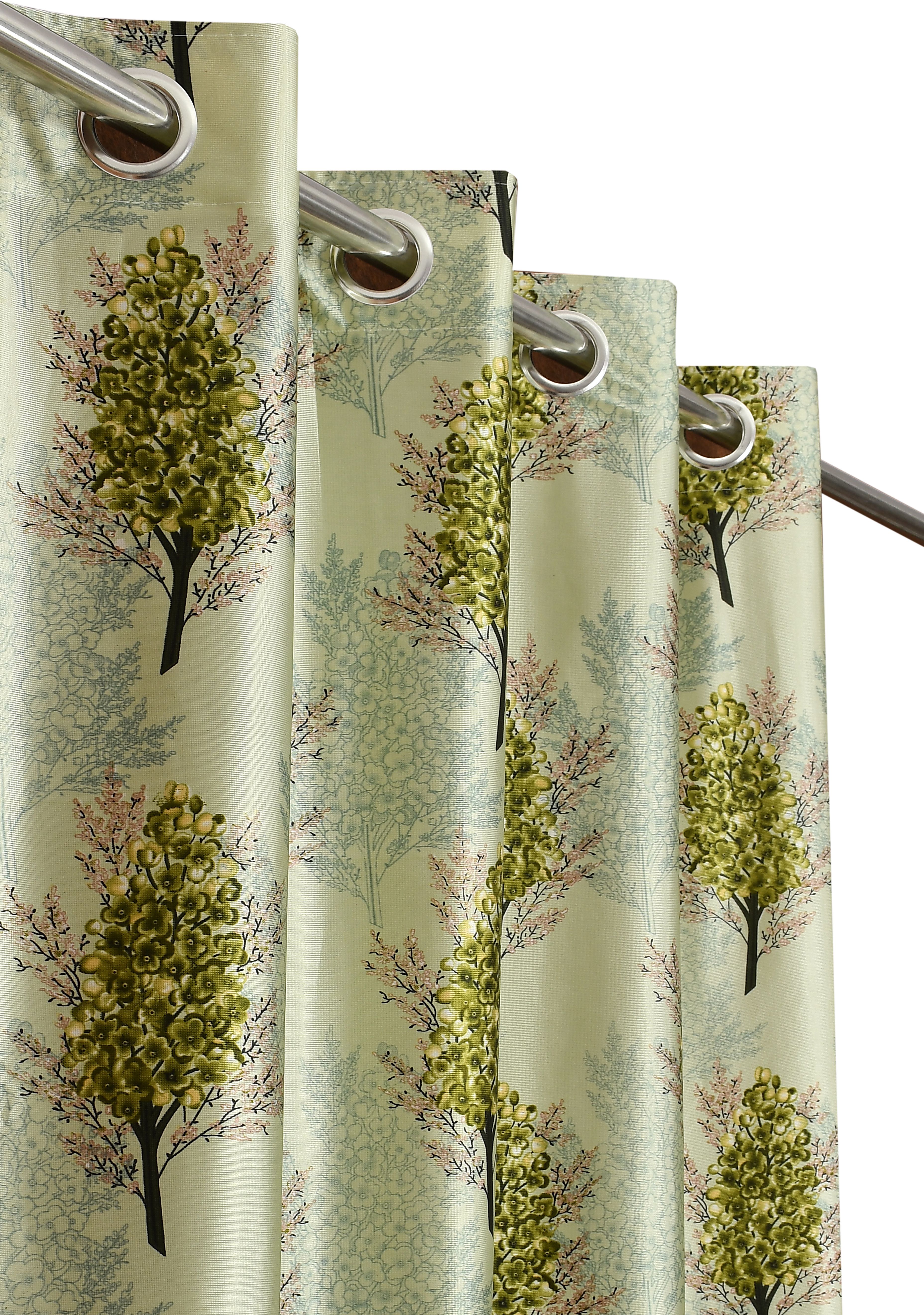 365 cm (12 ft) Long Door Polyester Room Darkening Curtain Single Curtain-image-38