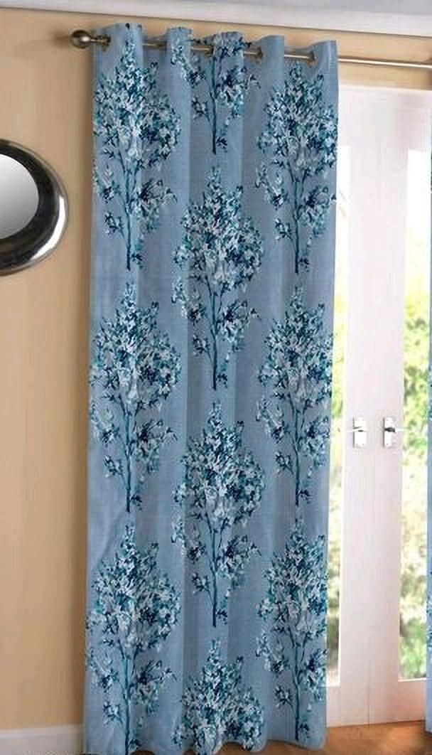 pttg 213 cm (7 ft) Window Polyester Semi Transparent Curtain Single Curtain-picture-21