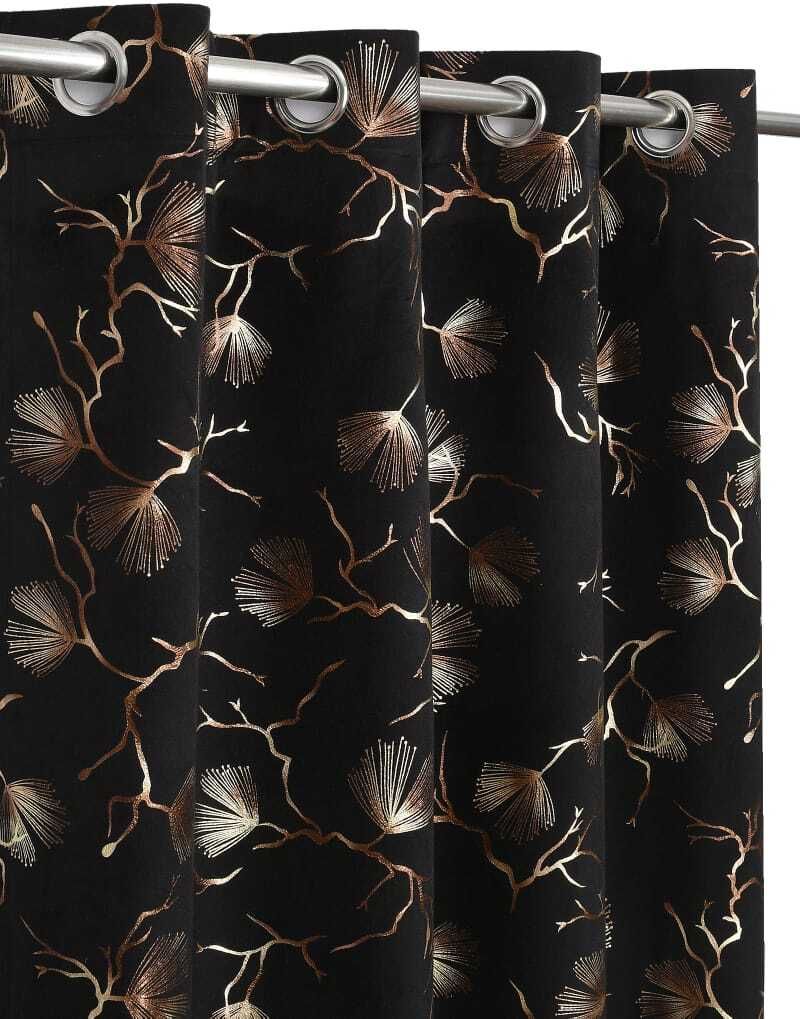 smf 213 cm (7 ft) Door Velvet Room Darkening Curtain Single Curtain-picture-28