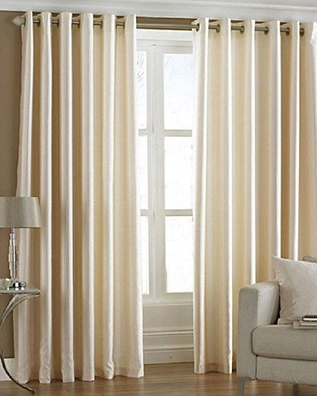 213 cm (7 ft) Door Polyester Blackout Curtain (Pack Of 2)-image-30