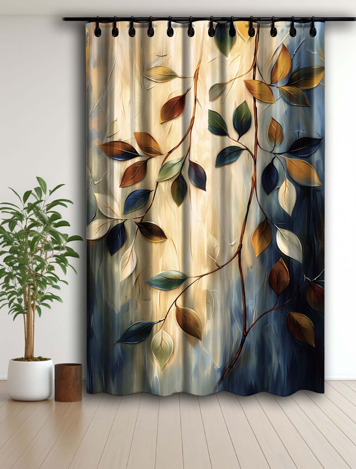 svhm home decor 152 cm (5 ft) Window Polyester Room Darkening Curtain Single Curtain-picture-27