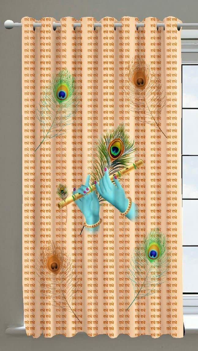 154 cm (5 ft) Polyester Room Darkening Window Curtain Single Curtain-image-13