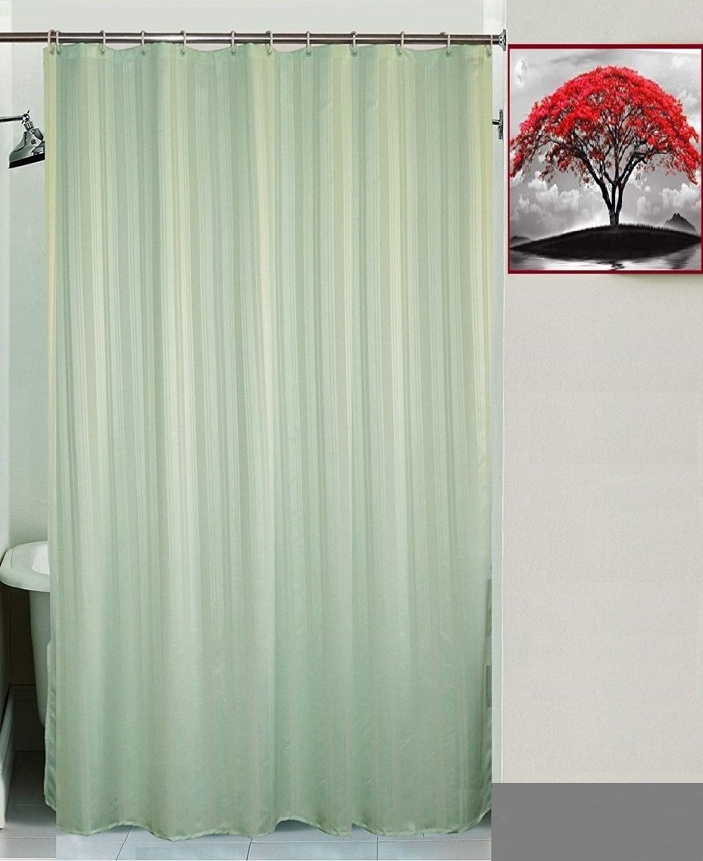 shavin 280 cm (9 ft) Long Door PVC Room Darkening Curtain Single Curtain-picture-3