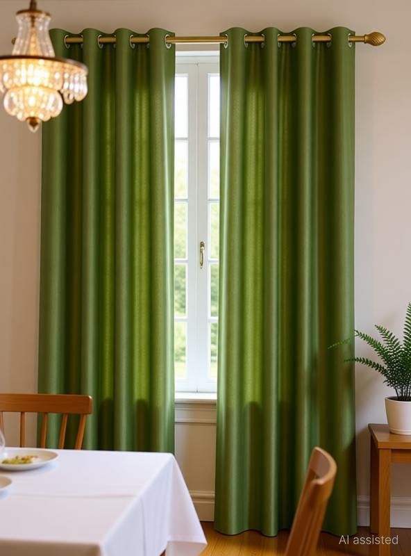 214 cm (7 ft) Door Polyester Semi Transparent Curtain (Pack Of 2)-image-24
