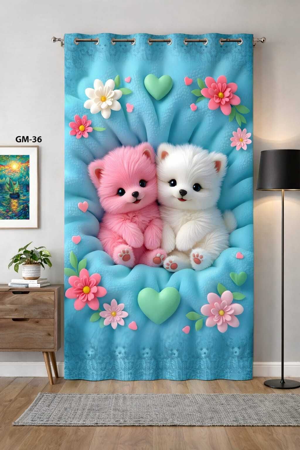 pramukhdecore 151 cm (5 ft) Window Polyester Room Darkening Curtain Single Curtain-picture-10