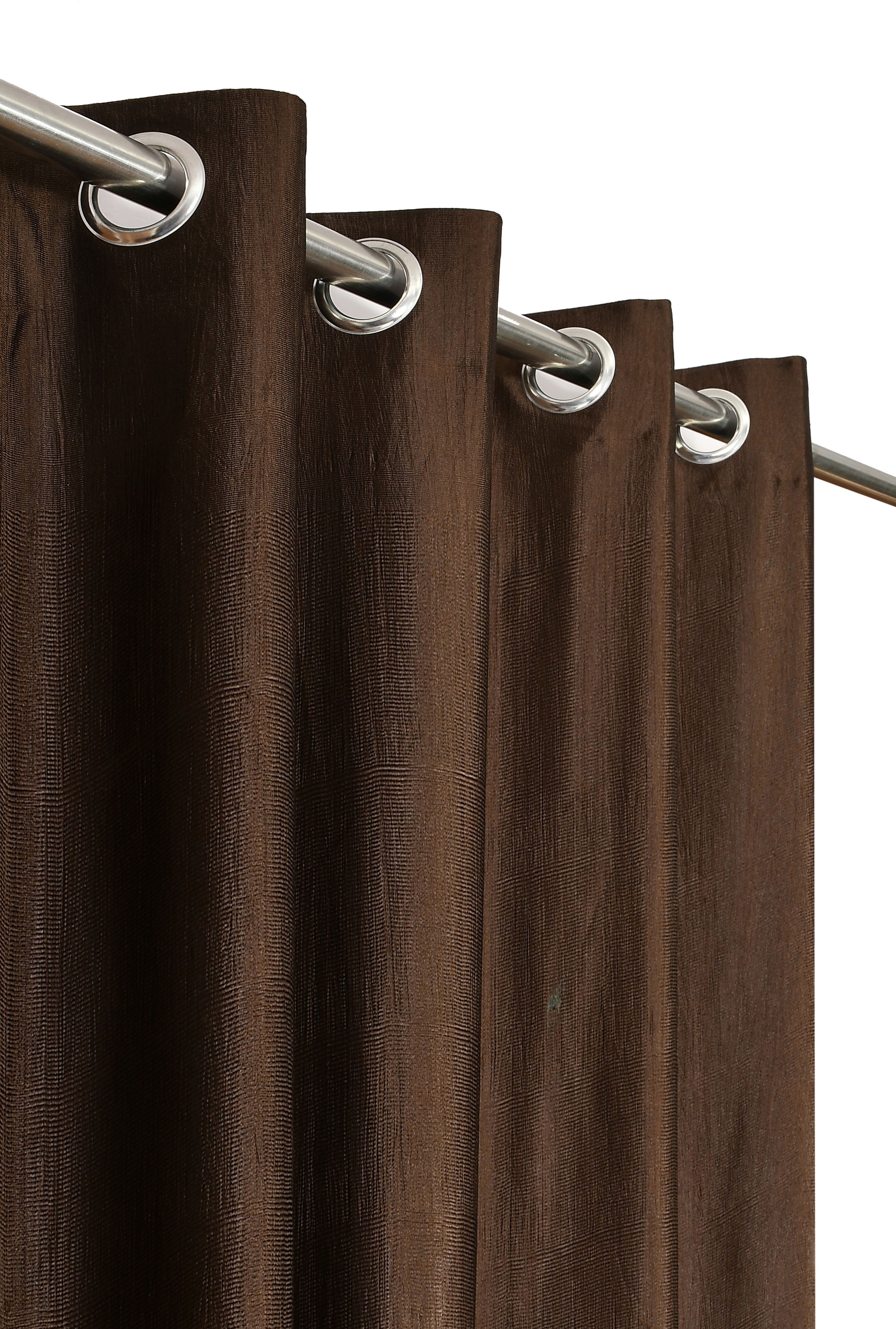 213 cm (7 ft) Polyester Semi Transparent Door Curtain Single Curtain-image-43