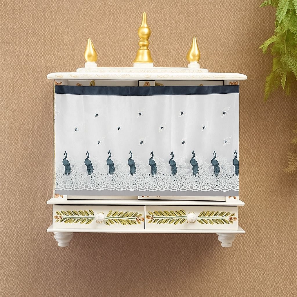 25 cm (1 ft) Polyester Blackout Window Curtain Single Curtain-image-30