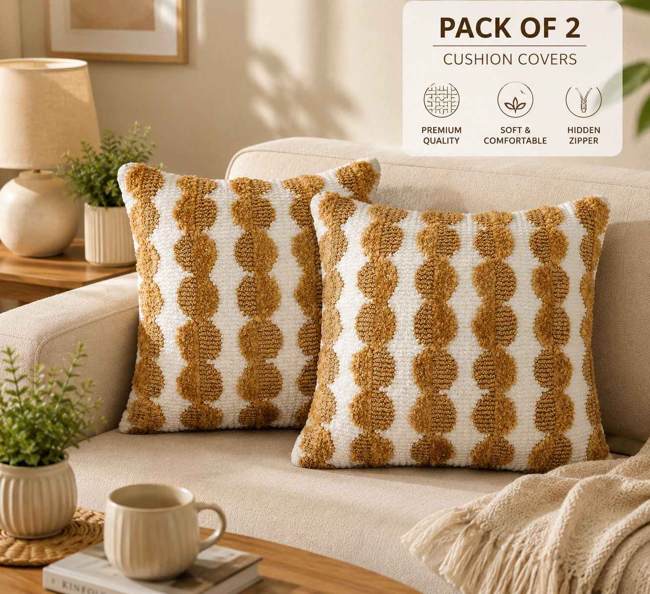 creative homestyles Polyester Cushions Cover-picture-0