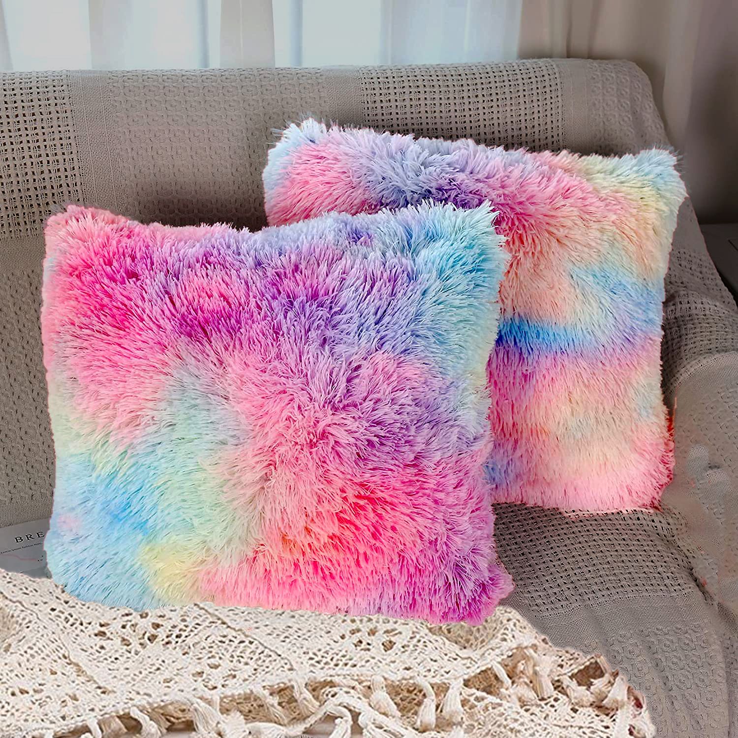 pickkart Microfibre Solid Cushion Pack of 2-picture-10