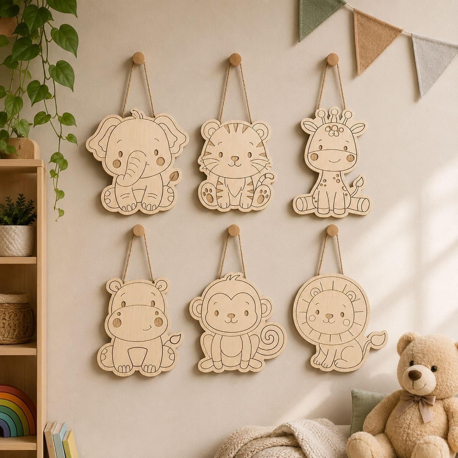 cliths unfinished wood keychain Wooden Cut-outs-picture-37