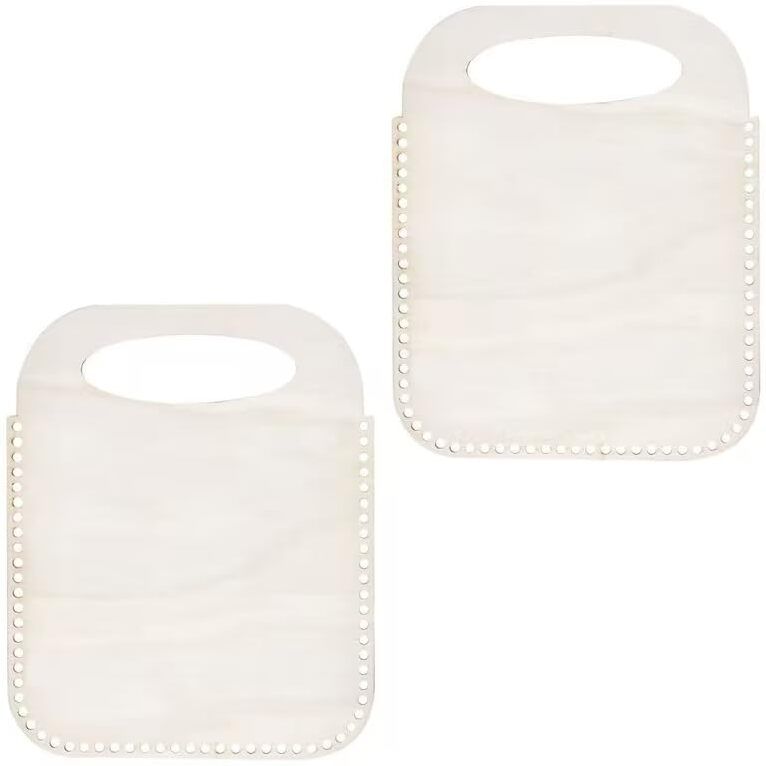 2 PCS Wooden Crochet Handbag Base Panels - 9.45 x 11.81 Inch Wooden Cut-outs-image-38