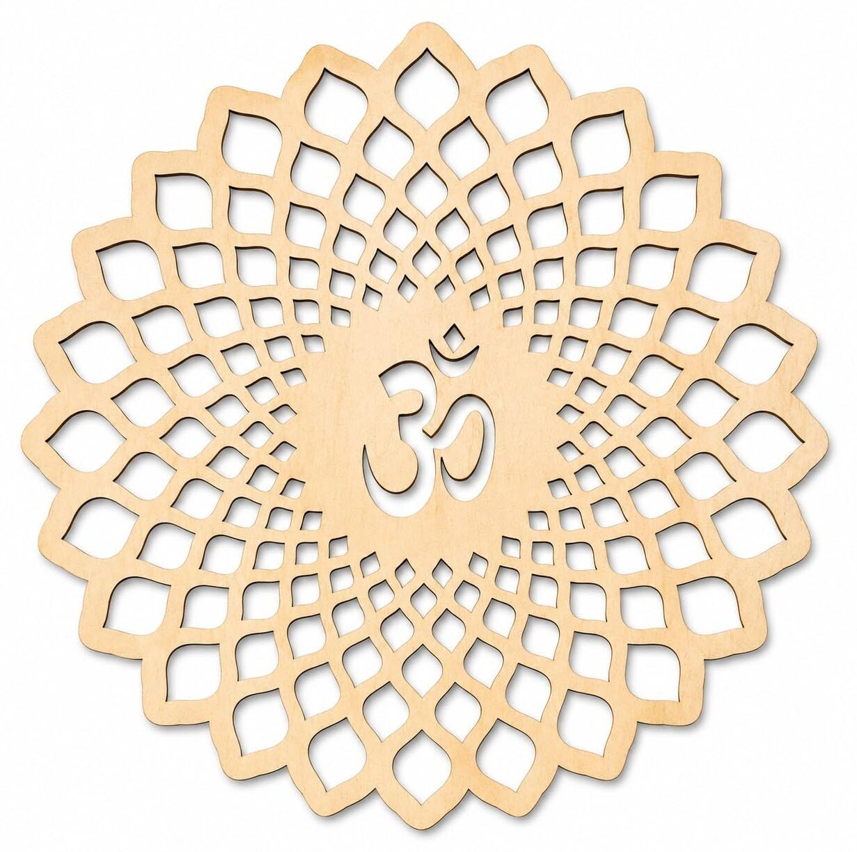 changrobe Diwali Rangoli Stencils for Floor Decoration - 11 x 11 Inch Wooden Cut-outs-picture-36