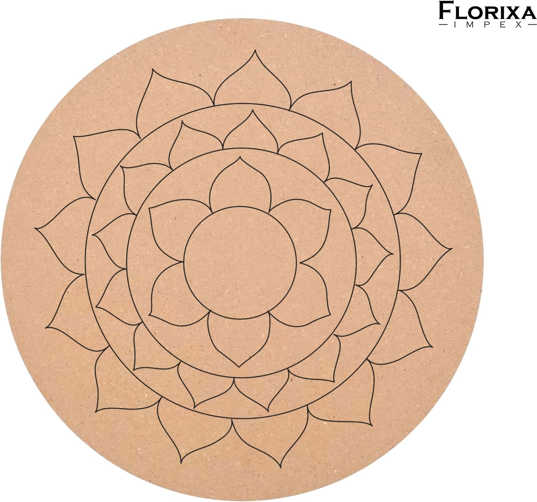 florixa impex MANDALA FLAWAR Wooden Cut-outs-picture-2