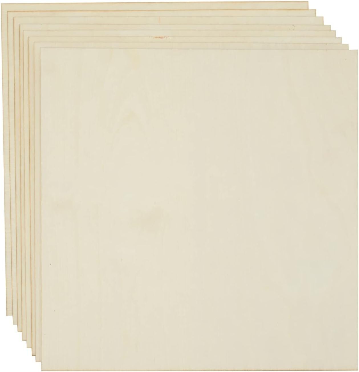 Cliths 8-Pack 12x12 Wood Panels, Thin Plywood for Crafts Wooden Cut-outs-picture-45