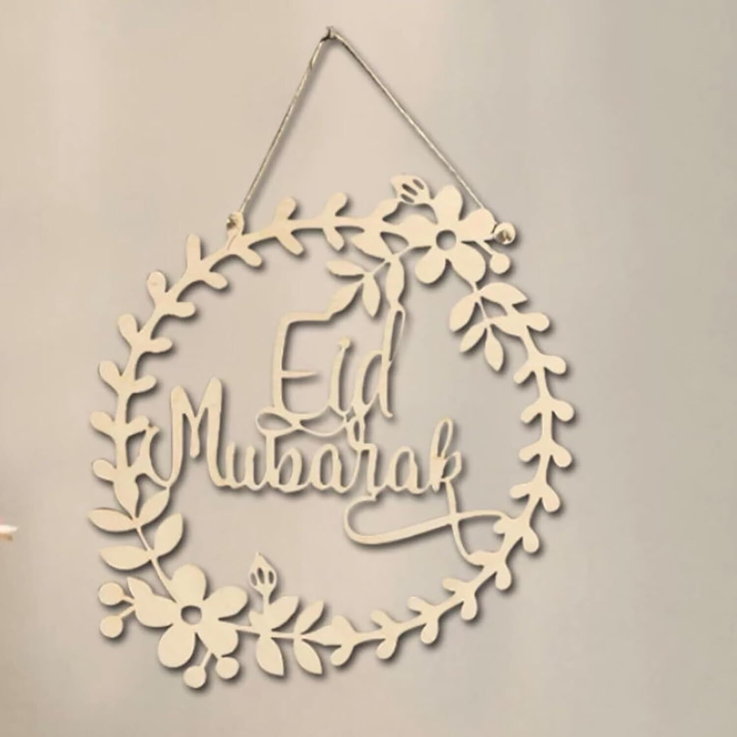 Cliths Eid Mubarak Wooden Wall Decor Eid Mubarak Wooden Cut-outs-image-37