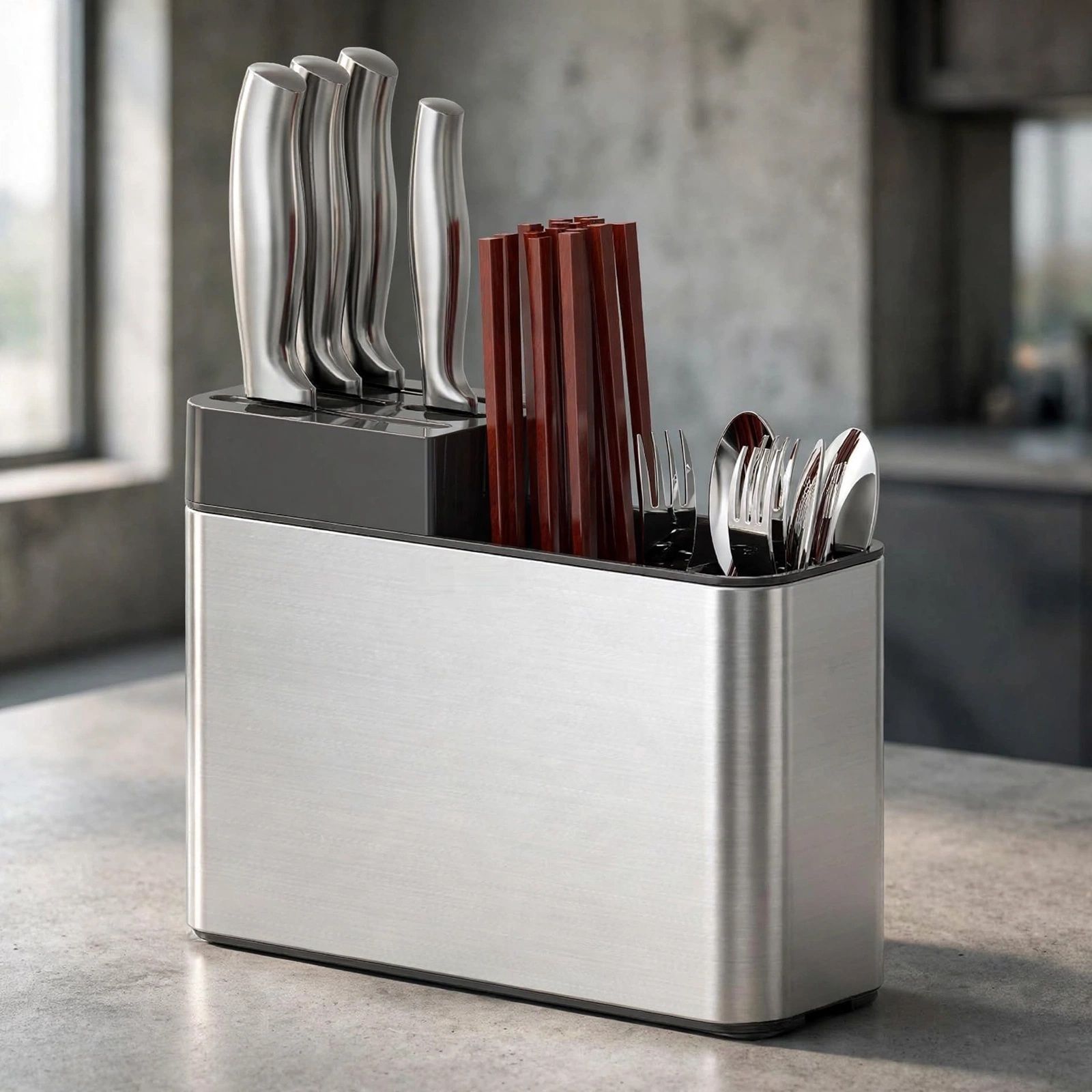 empty cutlery holder case