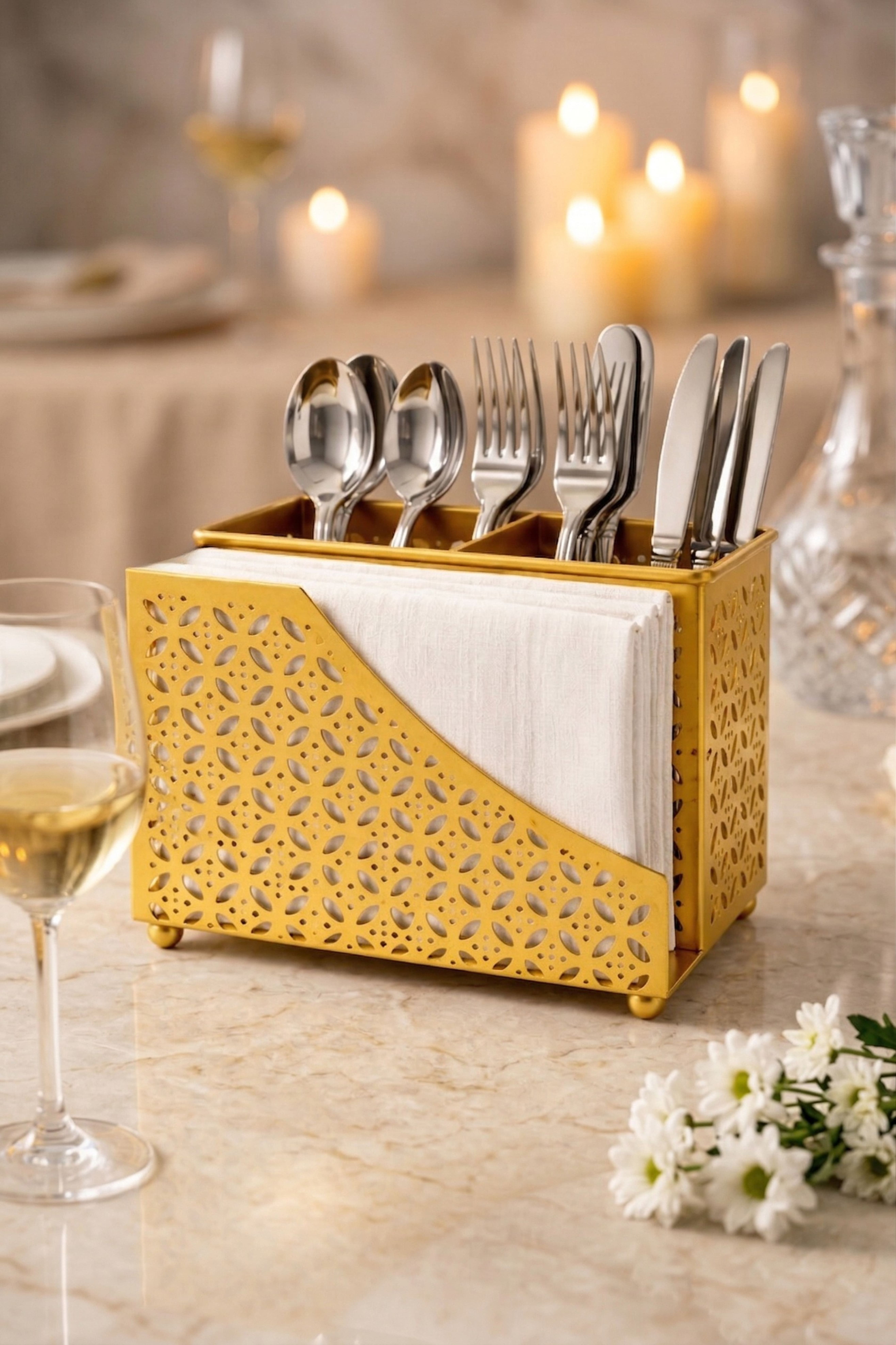 r k handicrafts Empty Cutlery Holder Case-picture-23