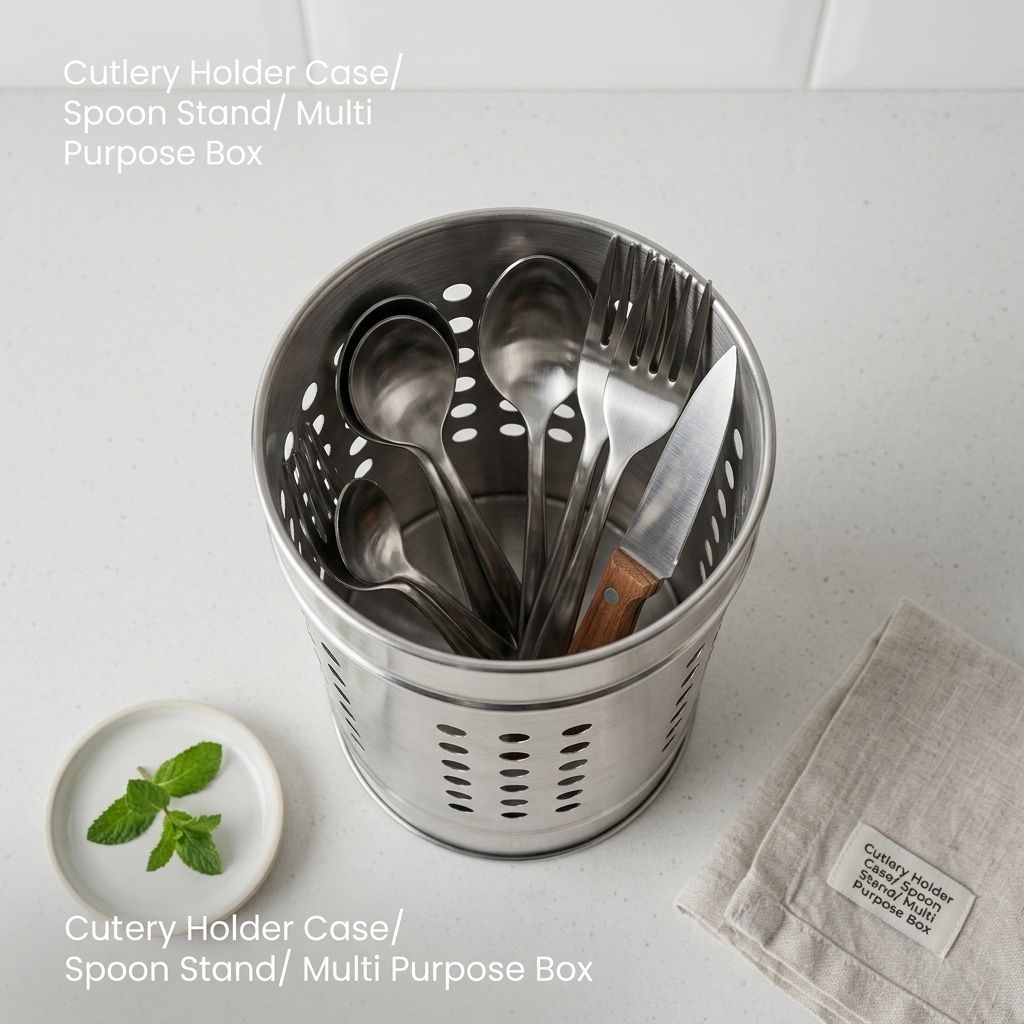marqueonn Empty Cutlery Holder Case-picture-20