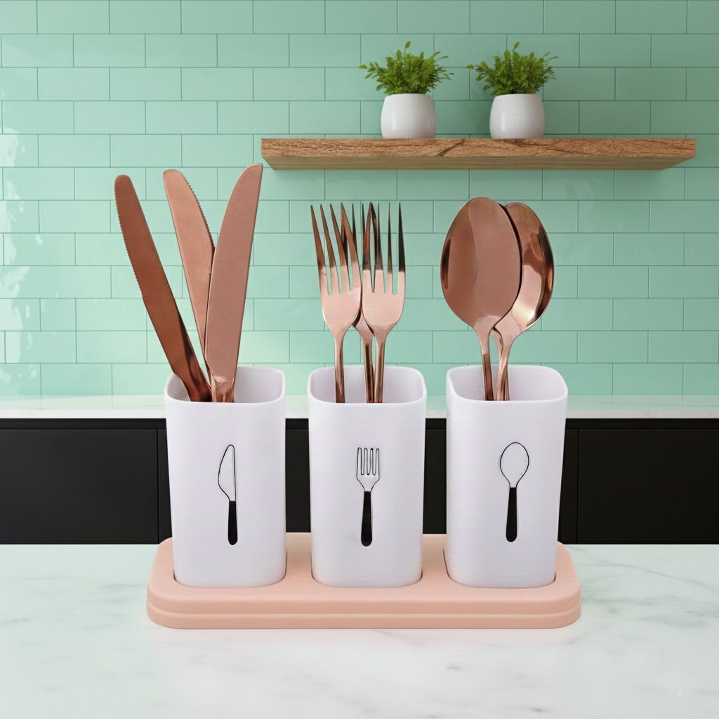 vsell Empty Cutlery Holder Case-picture-30