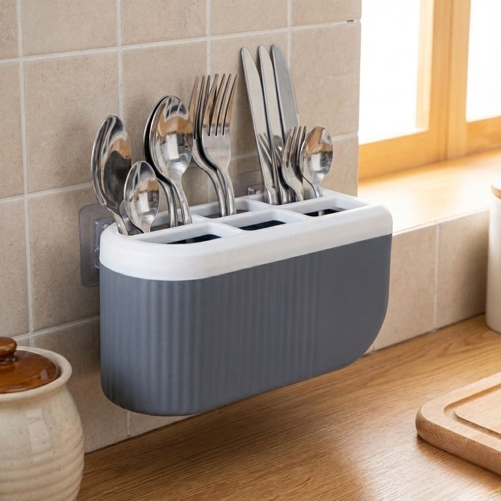 Empty Cutlery Holder Case